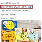 著書が、柴田書店の売上ランキング3位